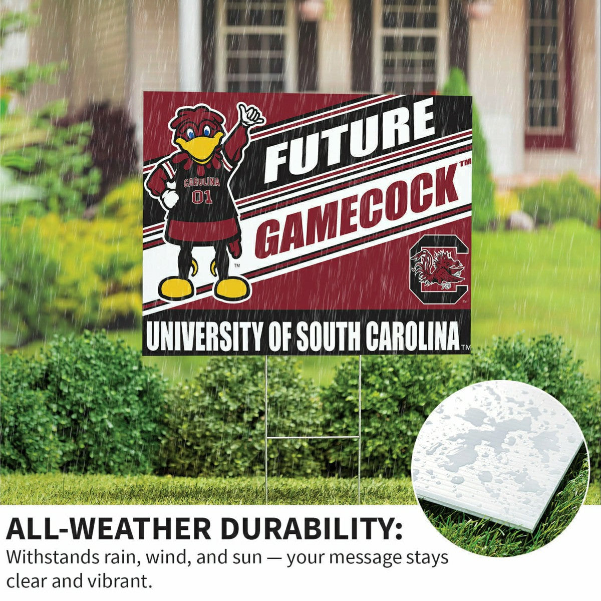 University of South Carolina Coroplast Yard Sign, Future Student, Collegiate, Home