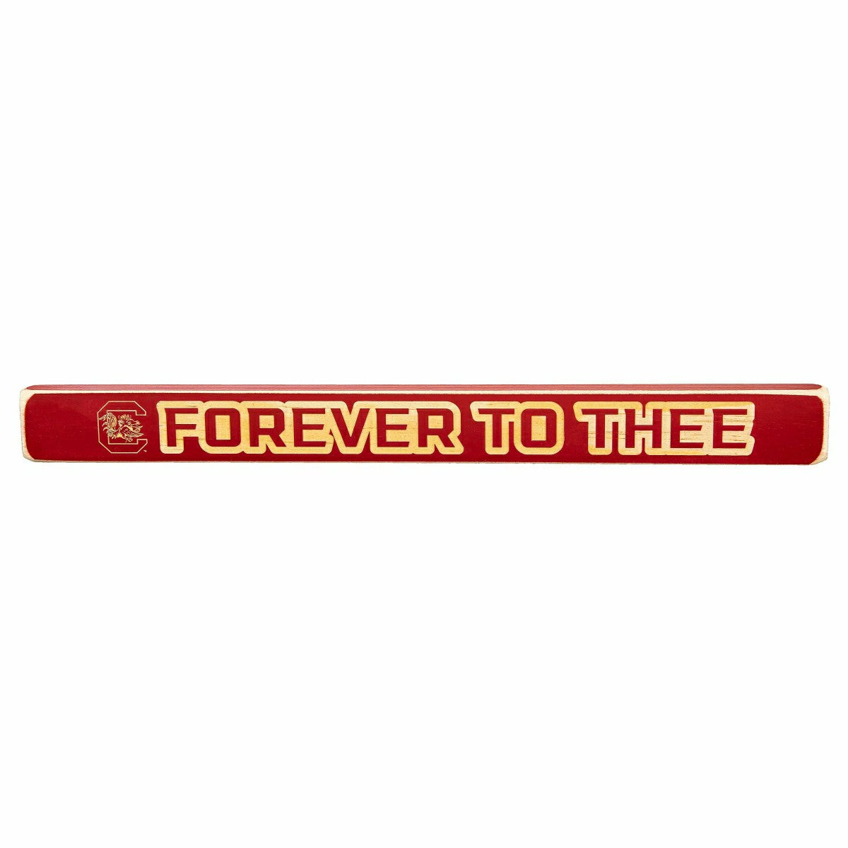 University of South Carolina Engraved Wood Sign, 1.5" x 18", Collegiate, Home