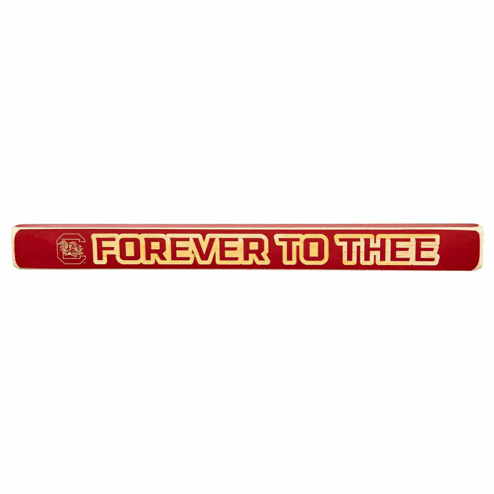 University of South Carolina Engraved Wood Sign, 1.5" x 18", Collegiate, Home