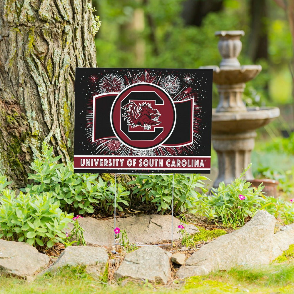 University of South Carolina Yard Sign, Patriotic, Collegiate, Home