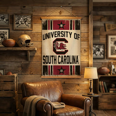 University of South Carolina, Canvas Wall Tapestry, Medium, 36x24, Collegiate, Home