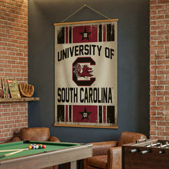 University of South Carolina, Canvas Wall Tapestry, Large, 54x36, Collegiate, Home