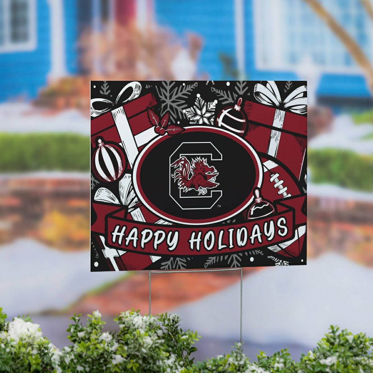 University of South Carolina Yard Sign, Holiday, Collegiate, Home