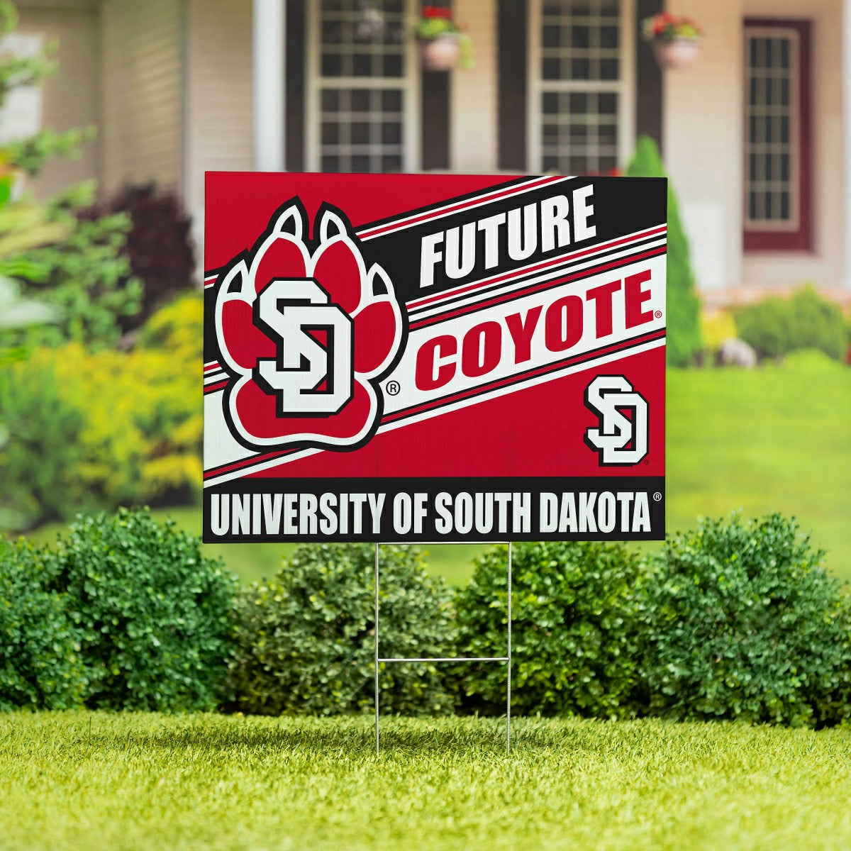 University of South Dakota Coroplast Yard Sign, Future Student, Collegiate, Home