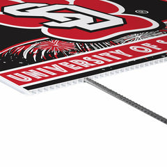 University of South Dakota Yard Sign, Patriotic, Collegiate, Home