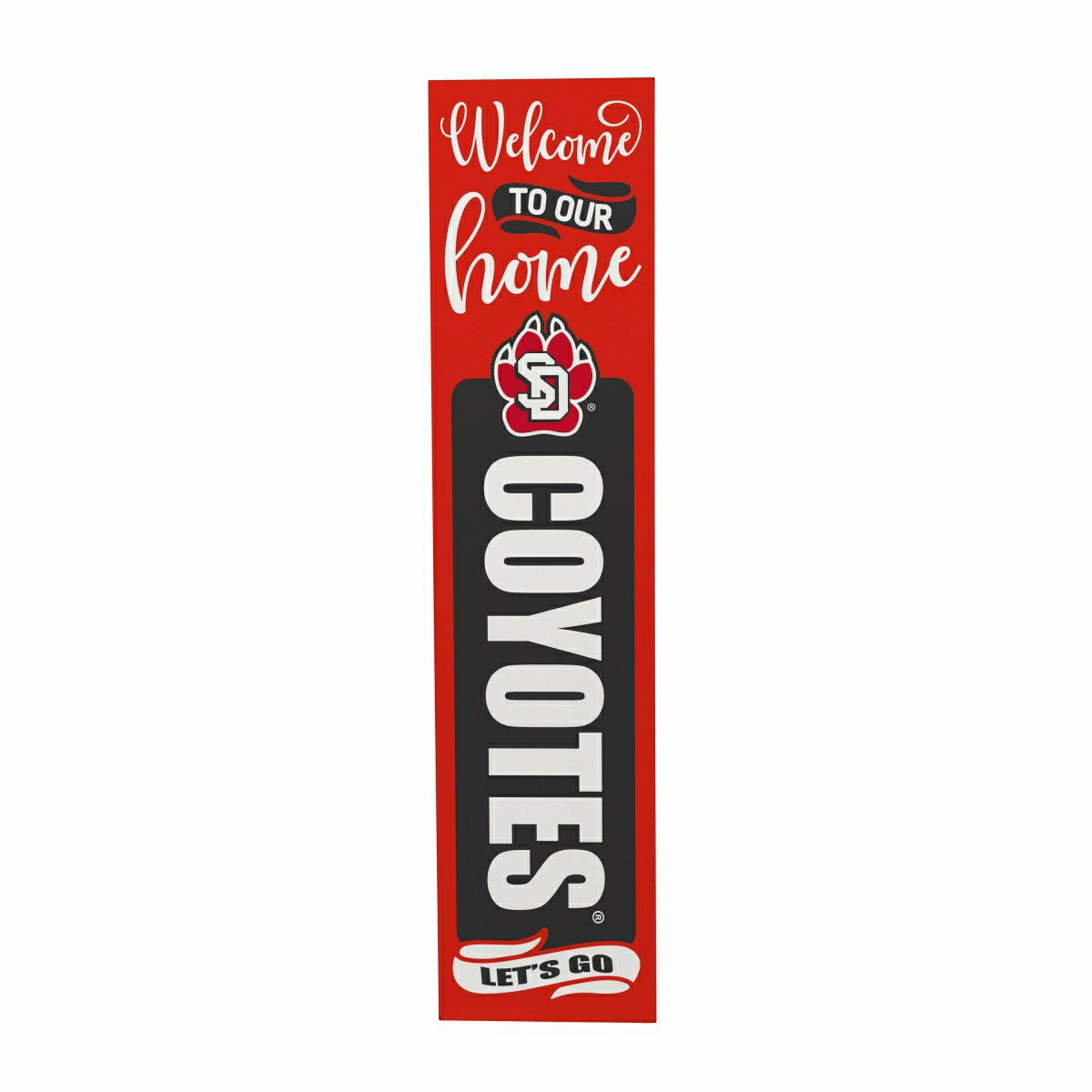 47" Double Sided Leaner, University of South Dakota, Halloween, Collegiate, Home