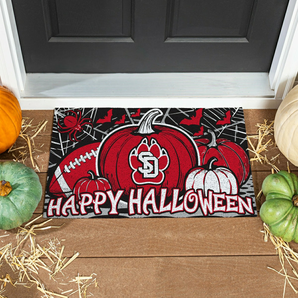 University of South Dakota Halloween PVC Mat, 28"x16", Collegiate