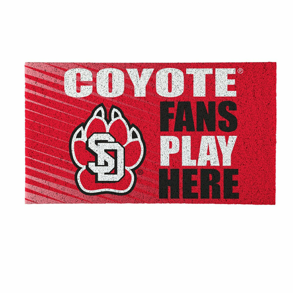 University of South Dakota Fan Mat, 28"x16", Collegiate