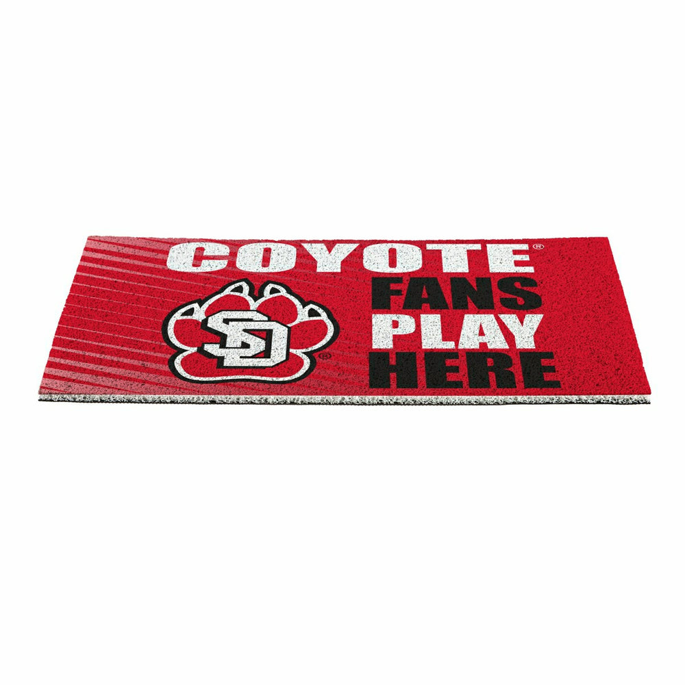 University of South Dakota Fan Mat, 28"x16", Collegiate