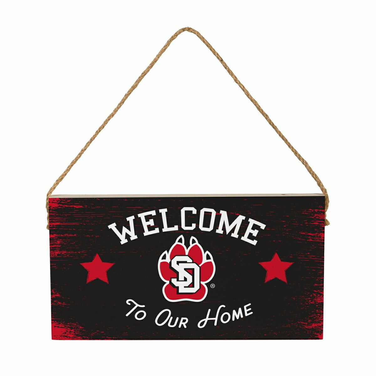 University of South Dakota Wood Wall Sign, 6x11, Collegiate, Home