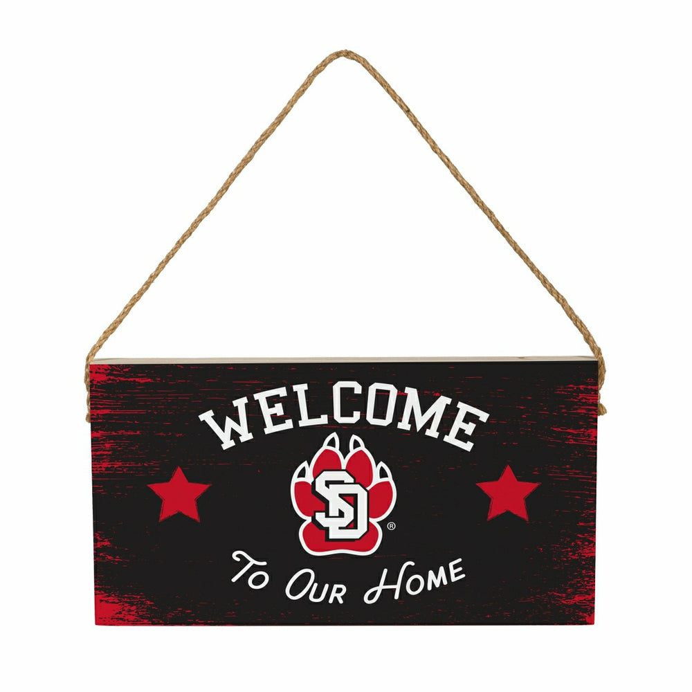 University of South Dakota Wood Wall Sign, 6x11, Collegiate, Home