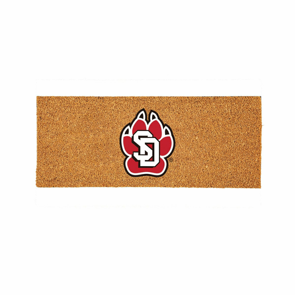 University of South Dakota Extra Large Full Color Coir Mat, 60"x24", Collegiate