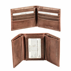 University of South Dakota, Bi-Fold and Tri-Fold Wallet Gift Set, Brow, Collegiate, Home