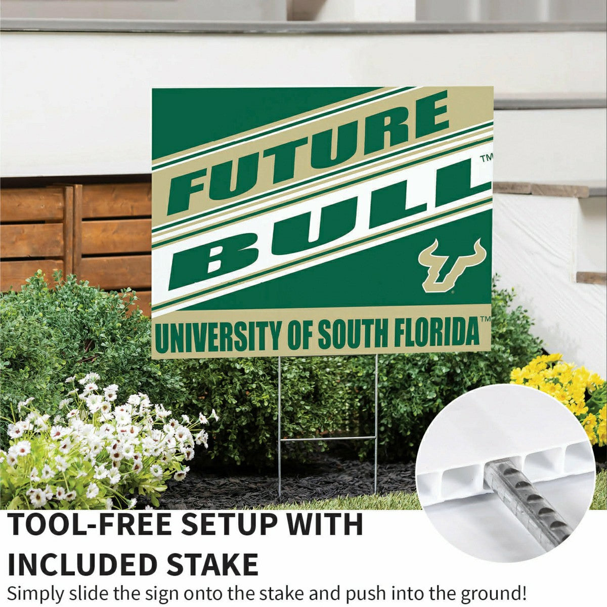 University of South Florida Coroplast Yard Sign, Future Student, Collegiate, Home