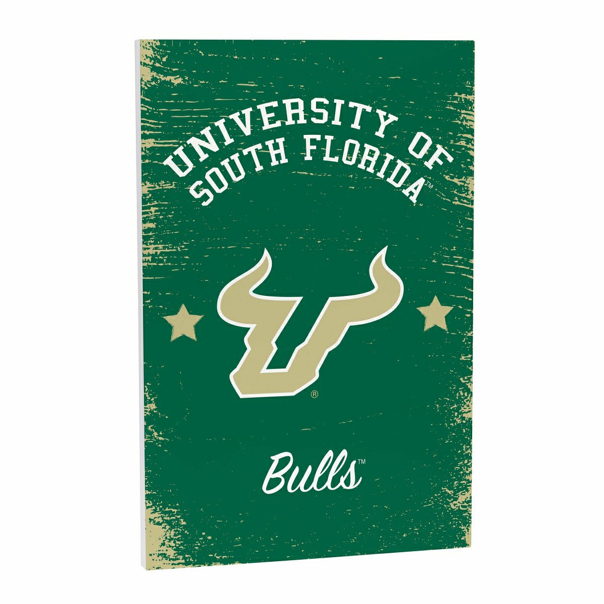 University of South Florida Wood Wall Sign, 16x24, Collegiate, Home