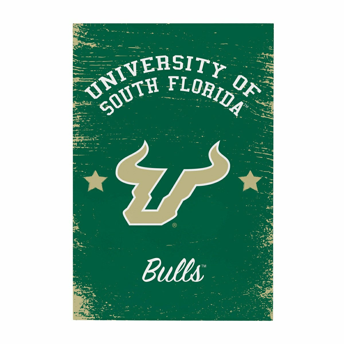 University of South Florida Wood Wall Sign, 16x24, Collegiate, Home