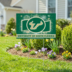 University of South Florida Yard Sign, Patriotic, Collegiate, Home