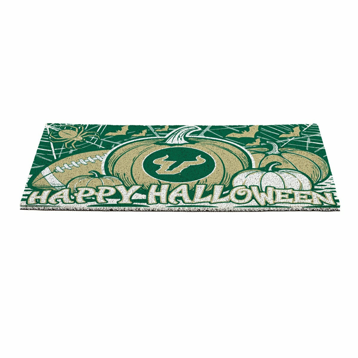 UNIVERSITY OF SOUTH FLORIDA Halloween PVC Mat, 28"x16", Collegiate