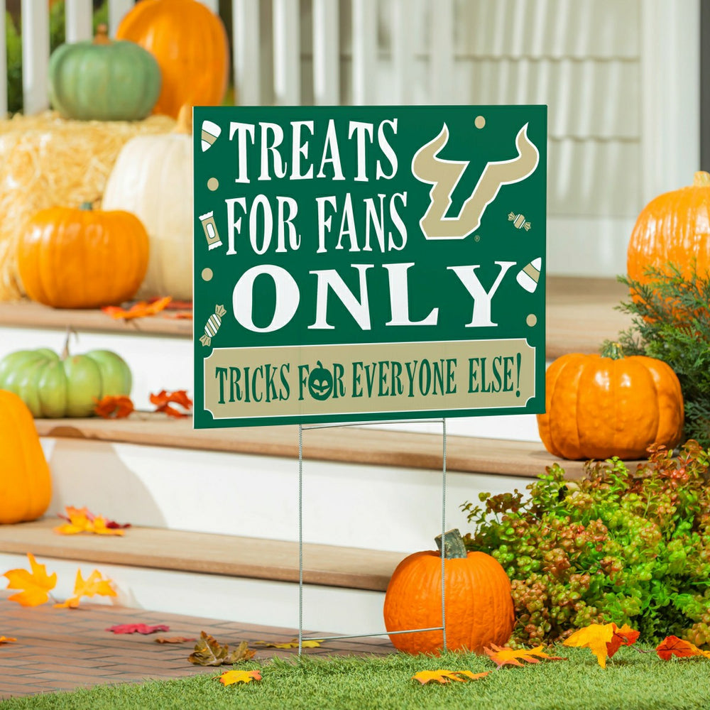 University of South Florida Yard Sign, Halloween Treats for Fans, Collegiate, Home