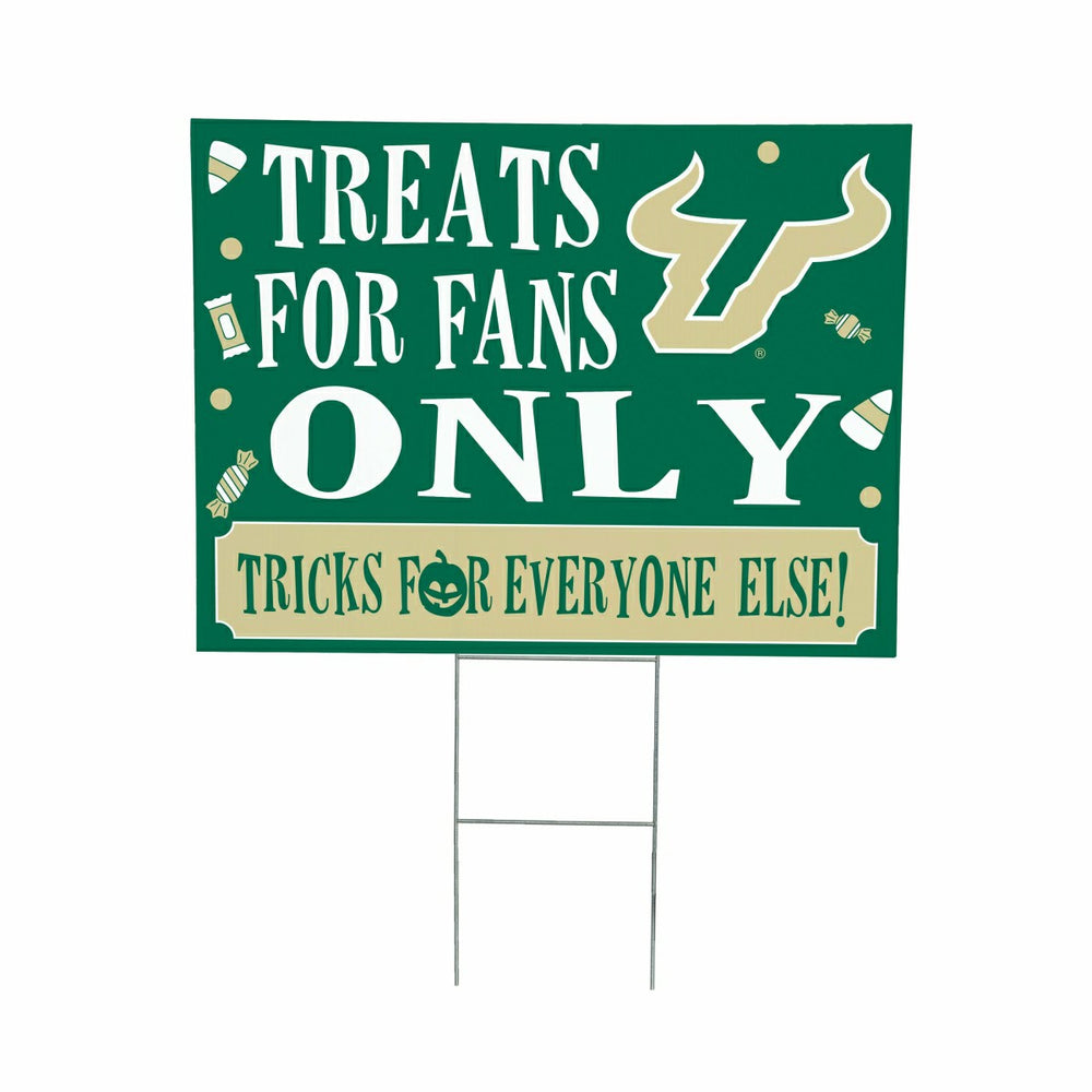 University of South Florida Yard Sign, Halloween Treats for Fans, Collegiate, Home