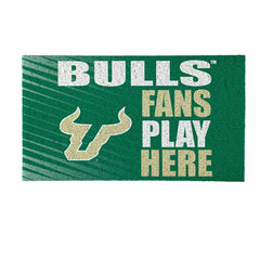 UNIVERSITY OF SOUTH FLORIDA Fan Mat, 28"x16", Collegiate