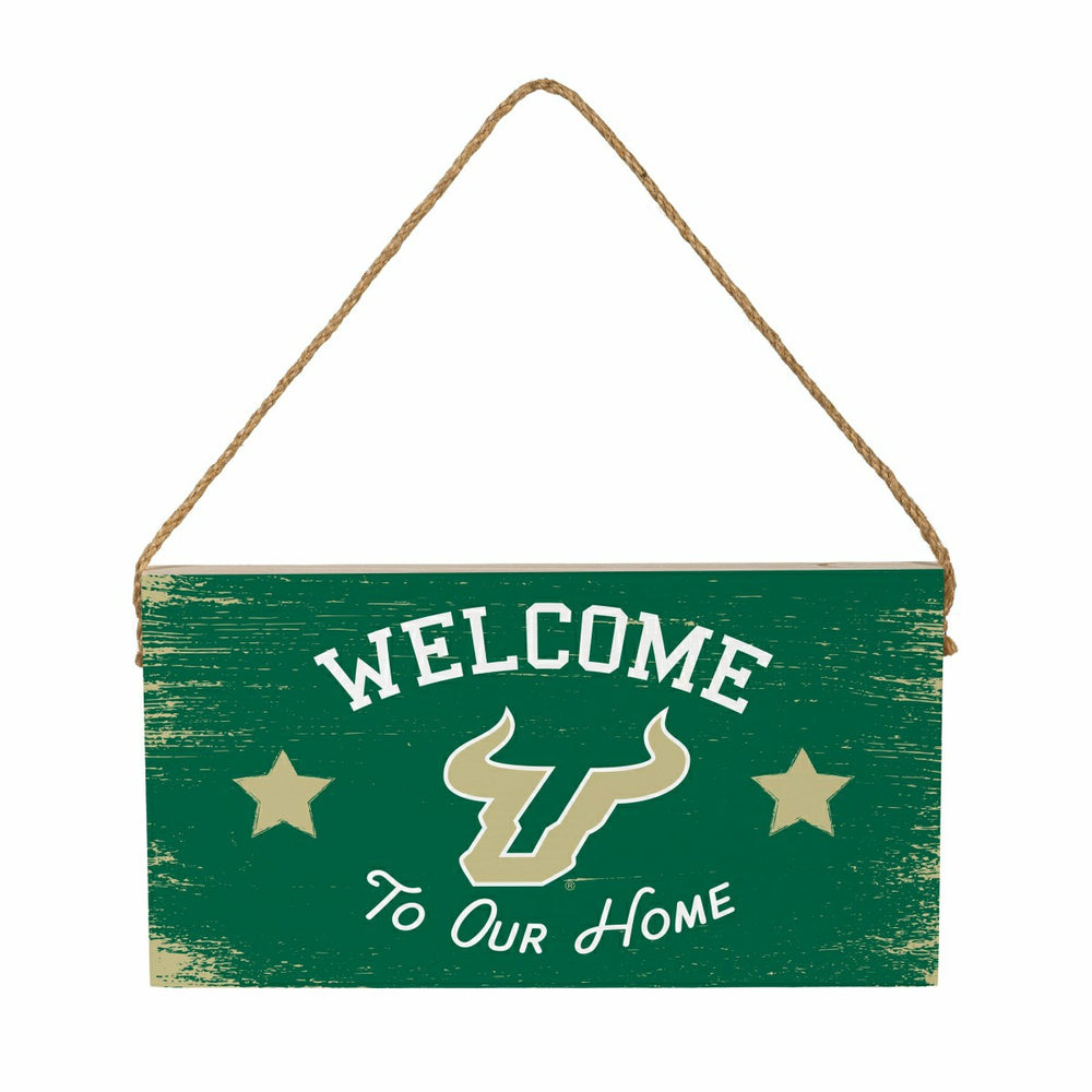 University of South Florida Wood Wall Sign, 6x11, Collegiate, Home