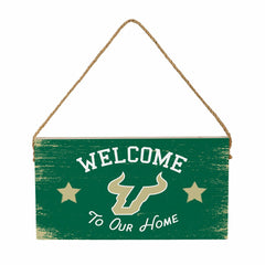 University of South Florida Wood Wall Sign, 6x11, Collegiate, Home