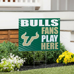 University of South Florida Coroplast Yard Sign "Fans Play Here", Collegiate, Home