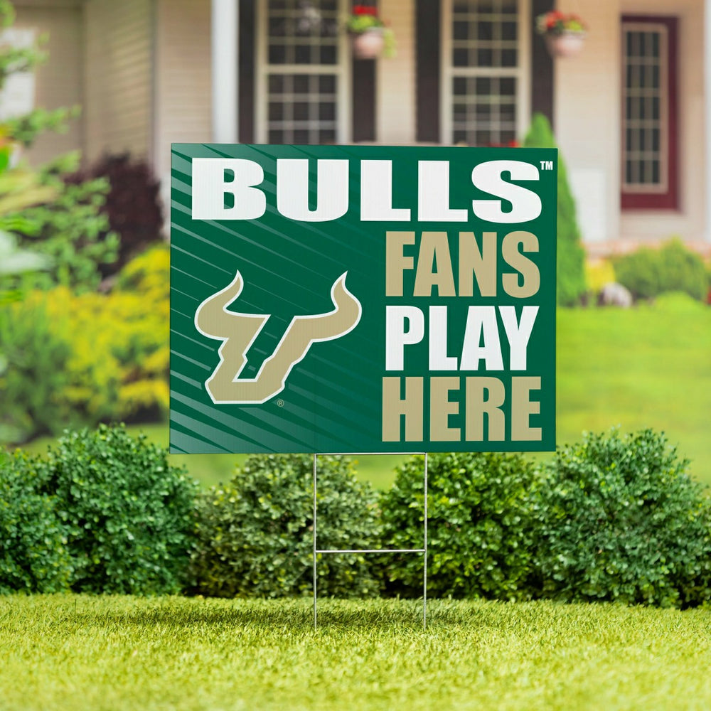 University of South Florida Coroplast Yard Sign "Fans Play Here", Collegiate, Home