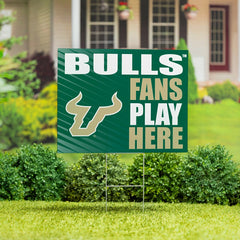 University of South Florida Coroplast Yard Sign "Fans Play Here", Collegiate, Home
