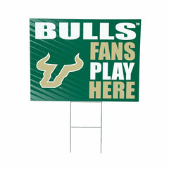 University of South Florida Coroplast Yard Sign "Fans Play Here", Collegiate, Home