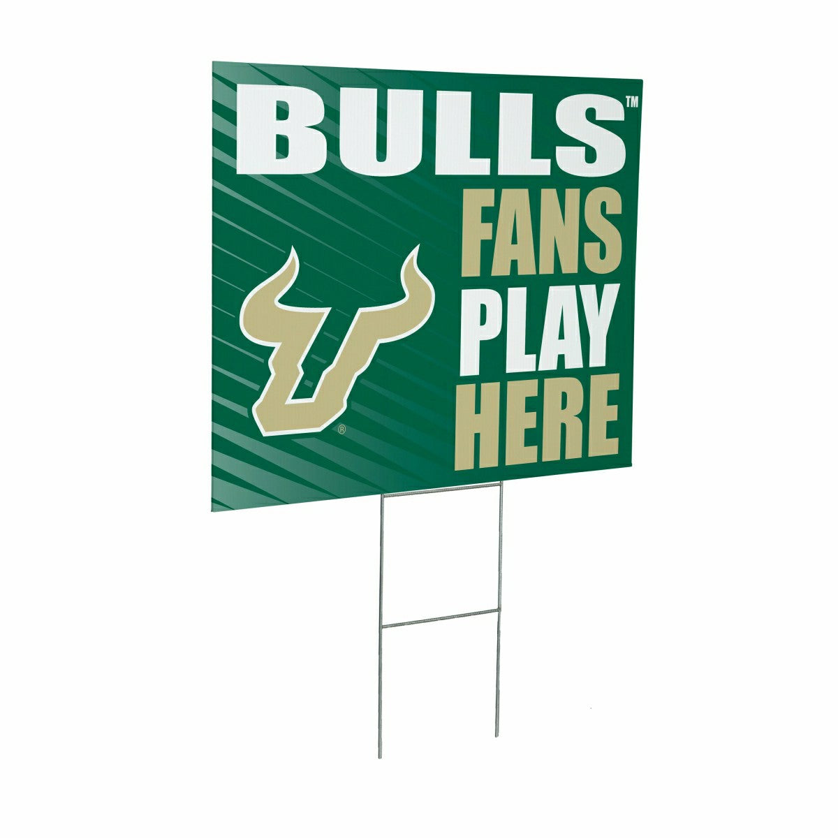 University of South Florida Coroplast Yard Sign "Fans Play Here", Collegiate, Home