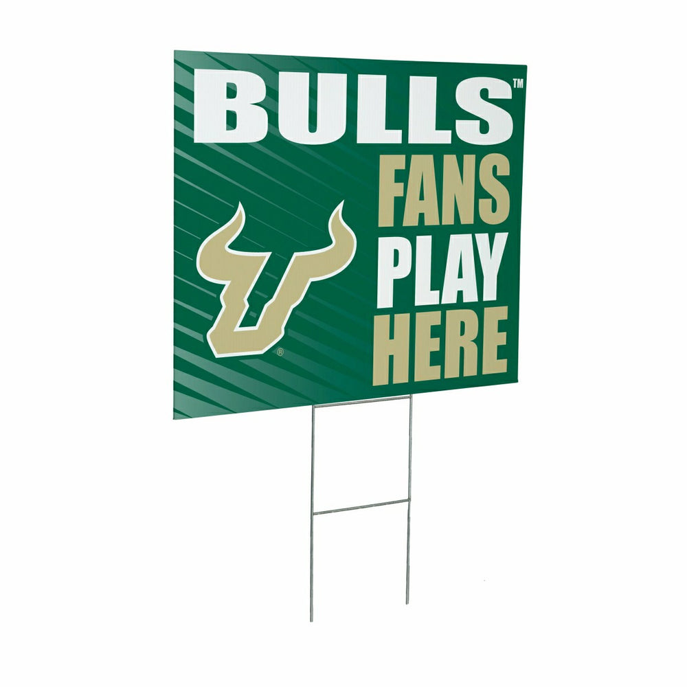 University of South Florida Coroplast Yard Sign "Fans Play Here", Collegiate, Home