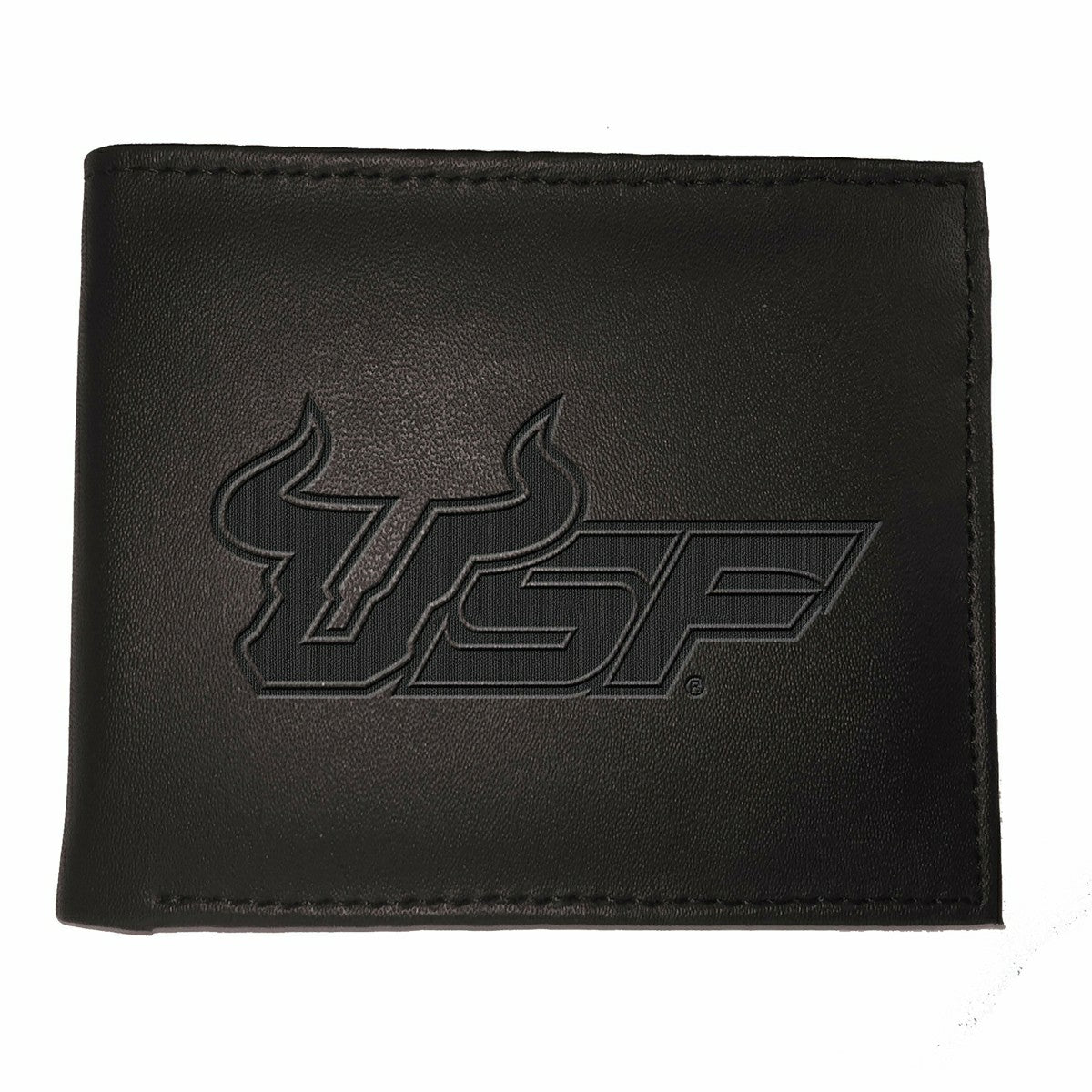 South Florida University , Bi-Fold Wallet, Black, Collegiate, Home