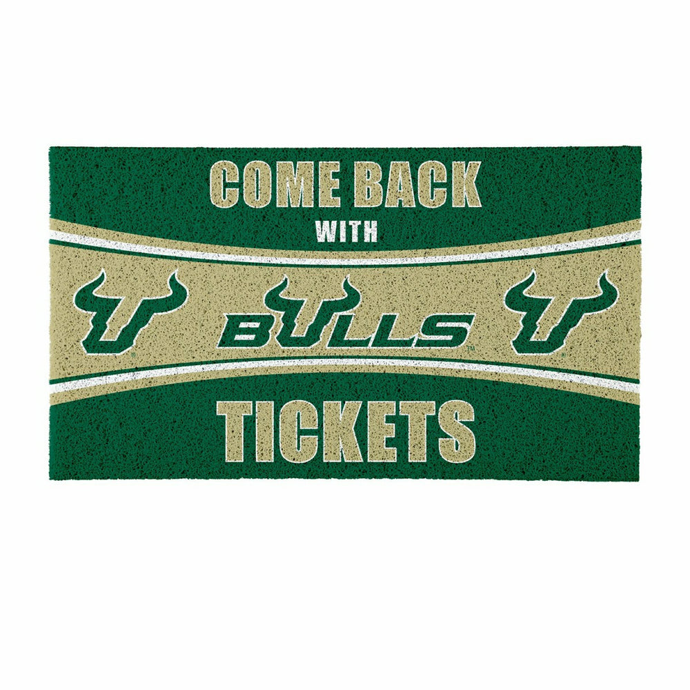 28" x 16" PVC Trapper Mat, Come Back with Tickets, University of South, Collegiate