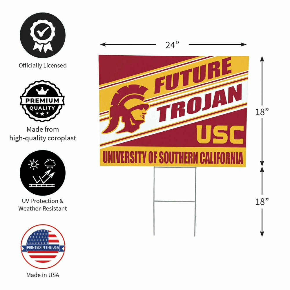 University of Southern California Coroplast Yard Sign, Future Student, Collegiate, Home