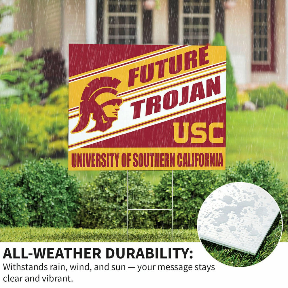 University of Southern California Coroplast Yard Sign, Future Student, Collegiate, Home