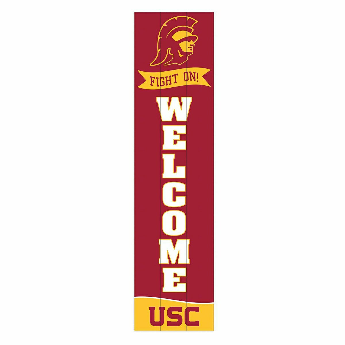 University of Southern California Large Single Sided Leaner, 46", Collegiate, Home