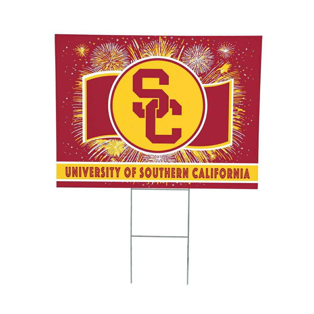 University of Southern California Yard Sign, Patriotic, Collegiate, Home