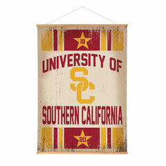 University of Southern California, Canvas Wall Tapestry, Large, 54x36, Collegiate, Home