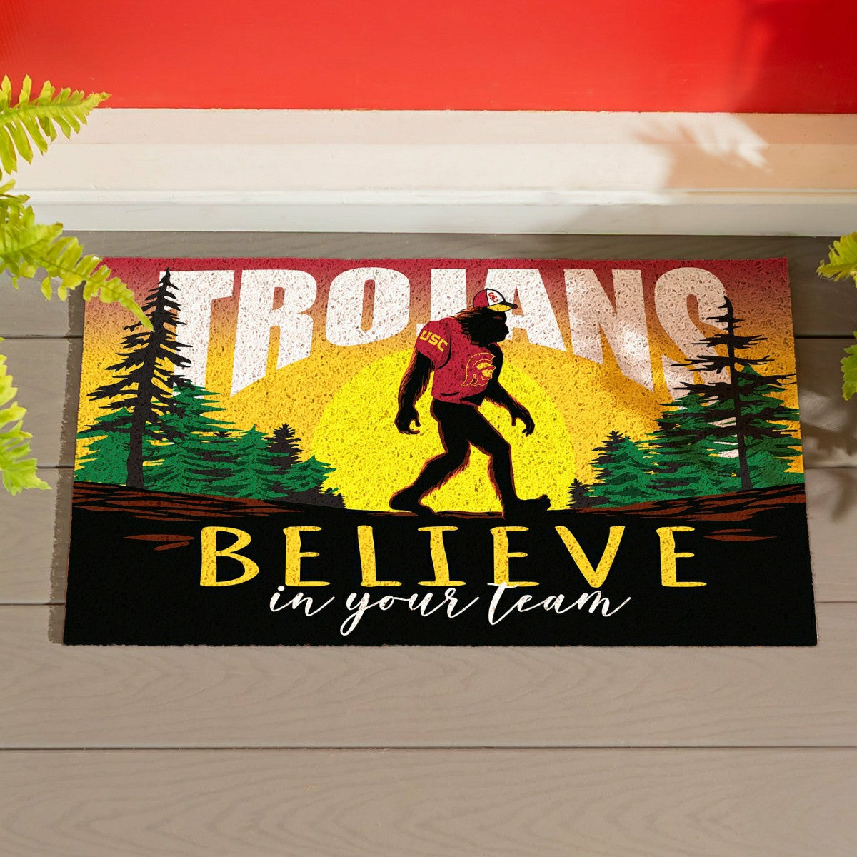University of Southern California Bigfoot PVC Mat, 28"x16", Collegiate