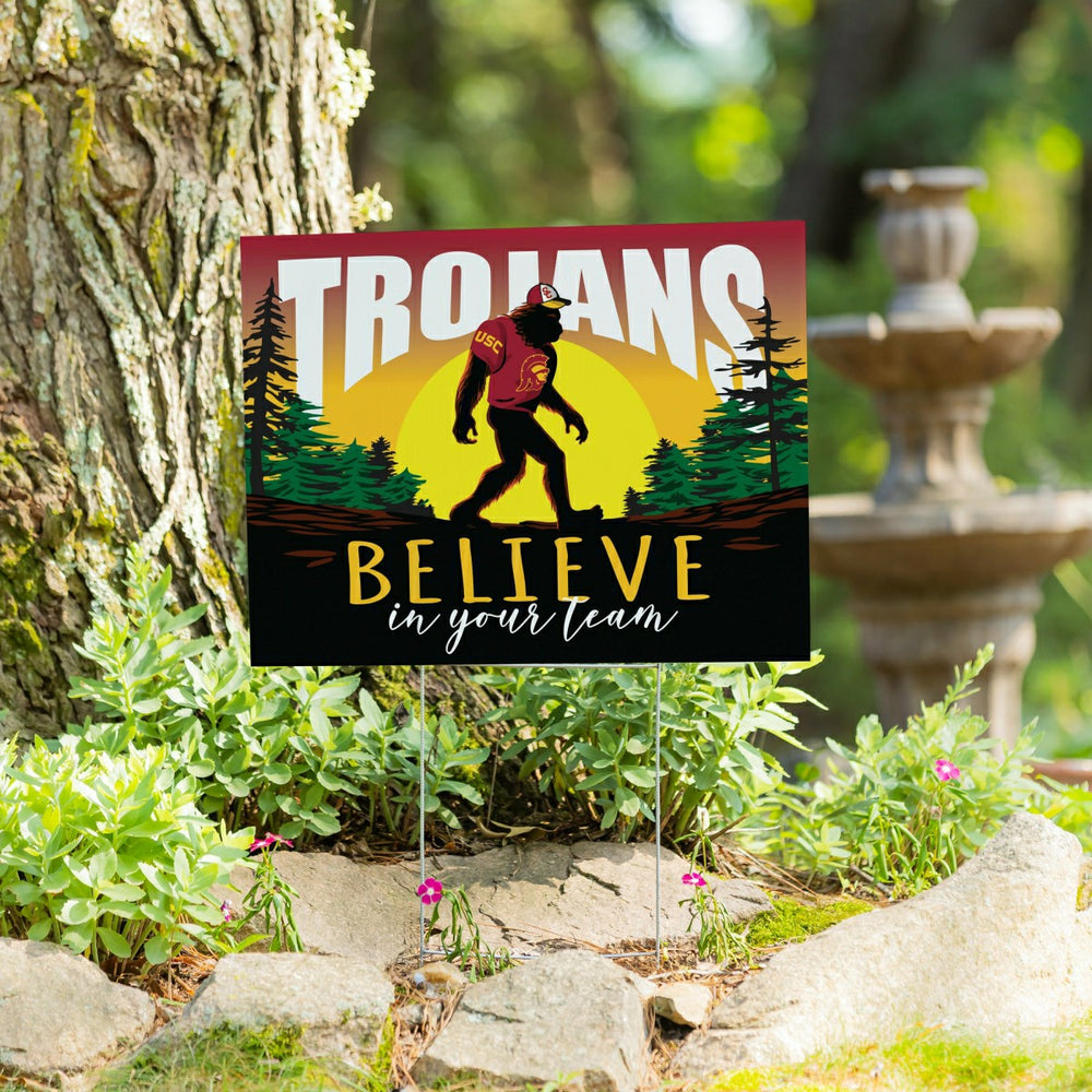 University of Southern California Yard Sign, Bigfoot, Collegiate, Home