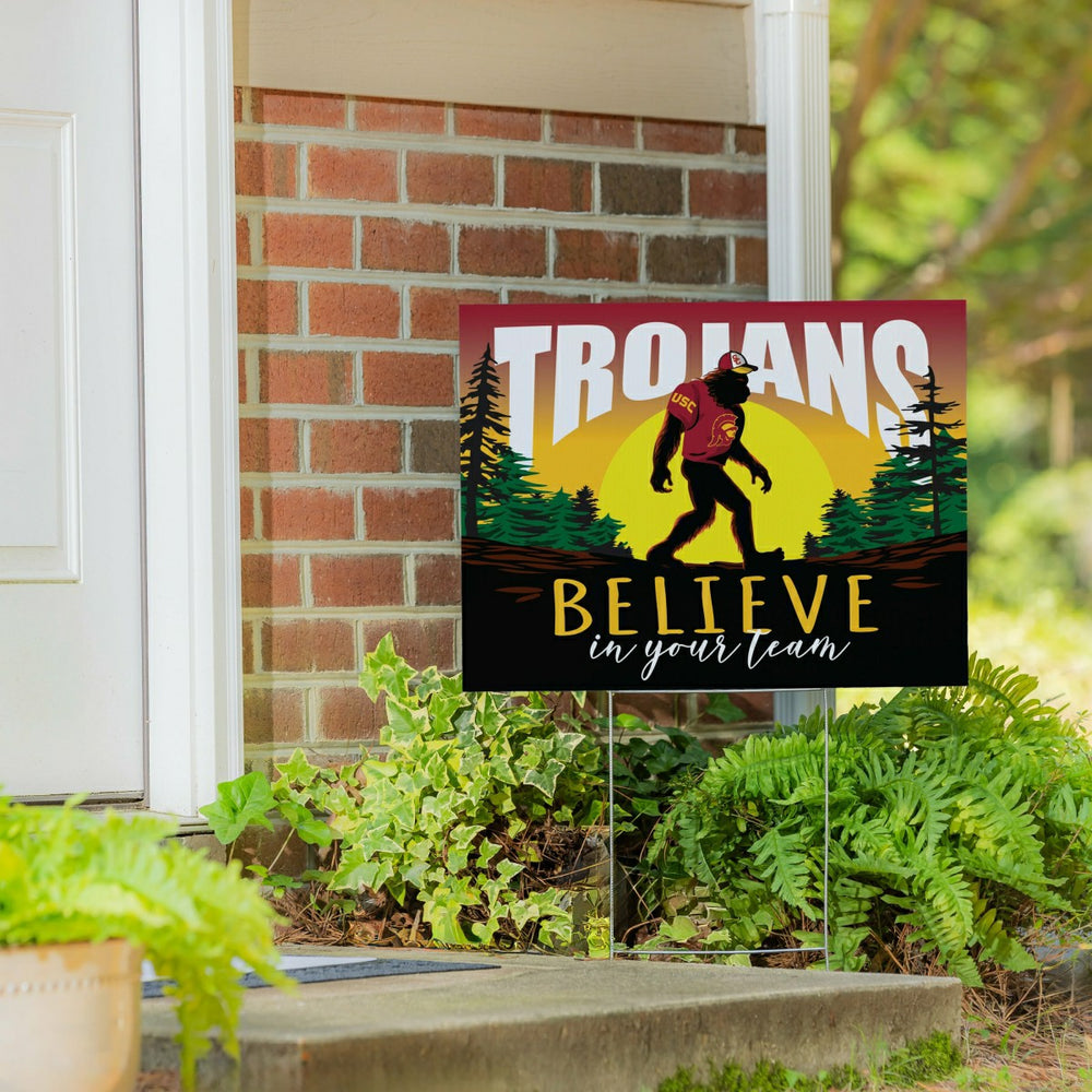 University of Southern California Yard Sign, Bigfoot, Collegiate, Home