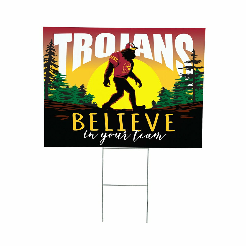 University of Southern California Yard Sign, Bigfoot, Collegiate, Home