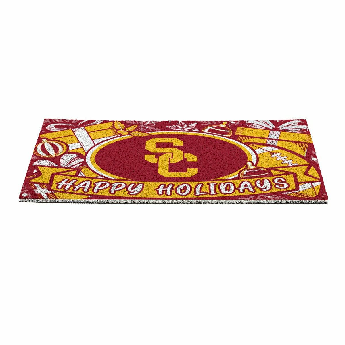 University of Southern California Holiday PVC Mat, 28"x16", Collegiate