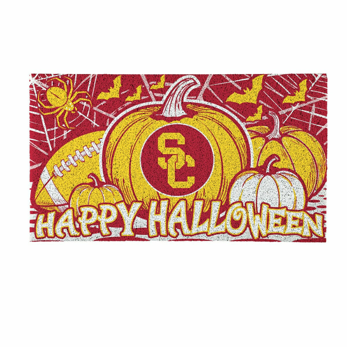 University of Southern California Halloween PVC Mat, 28"x16", Collegiate