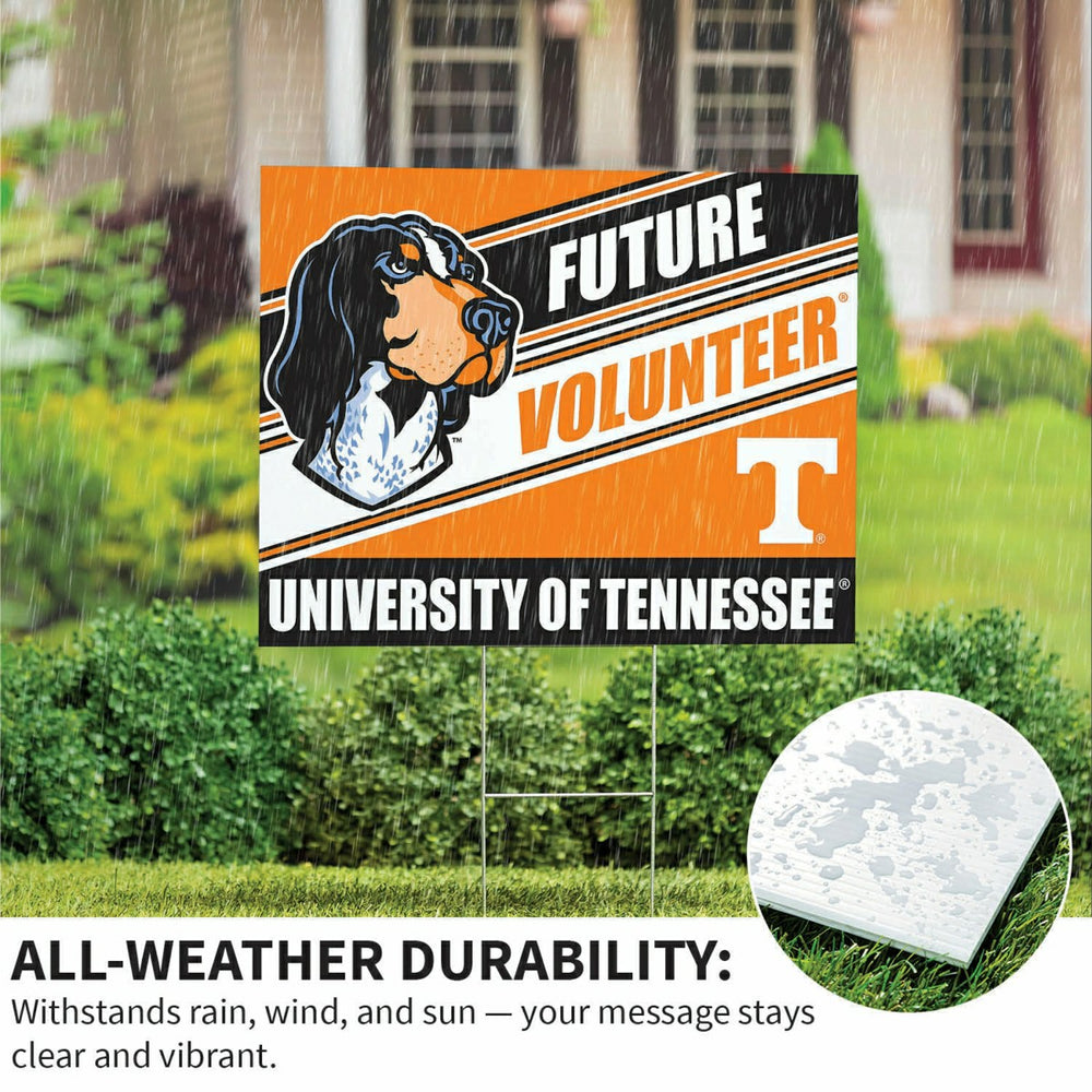 University of Tennessee Coroplast Yard Sign, Future Student, Collegiate, Home