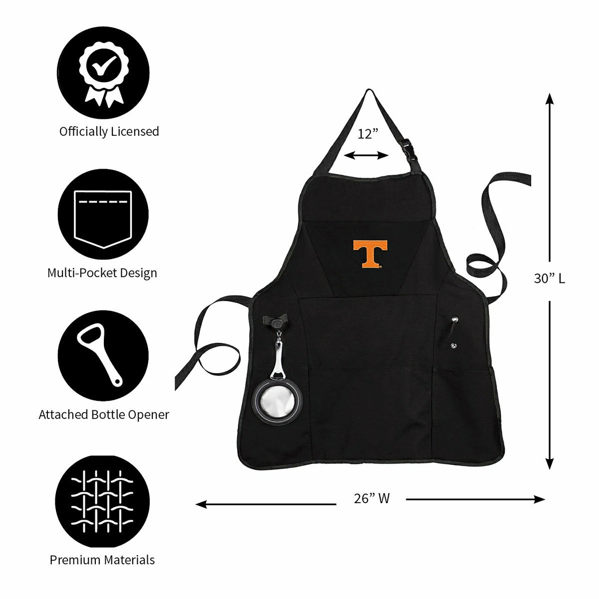 University of Tennessee Grilling Apron, Collegiate, Home