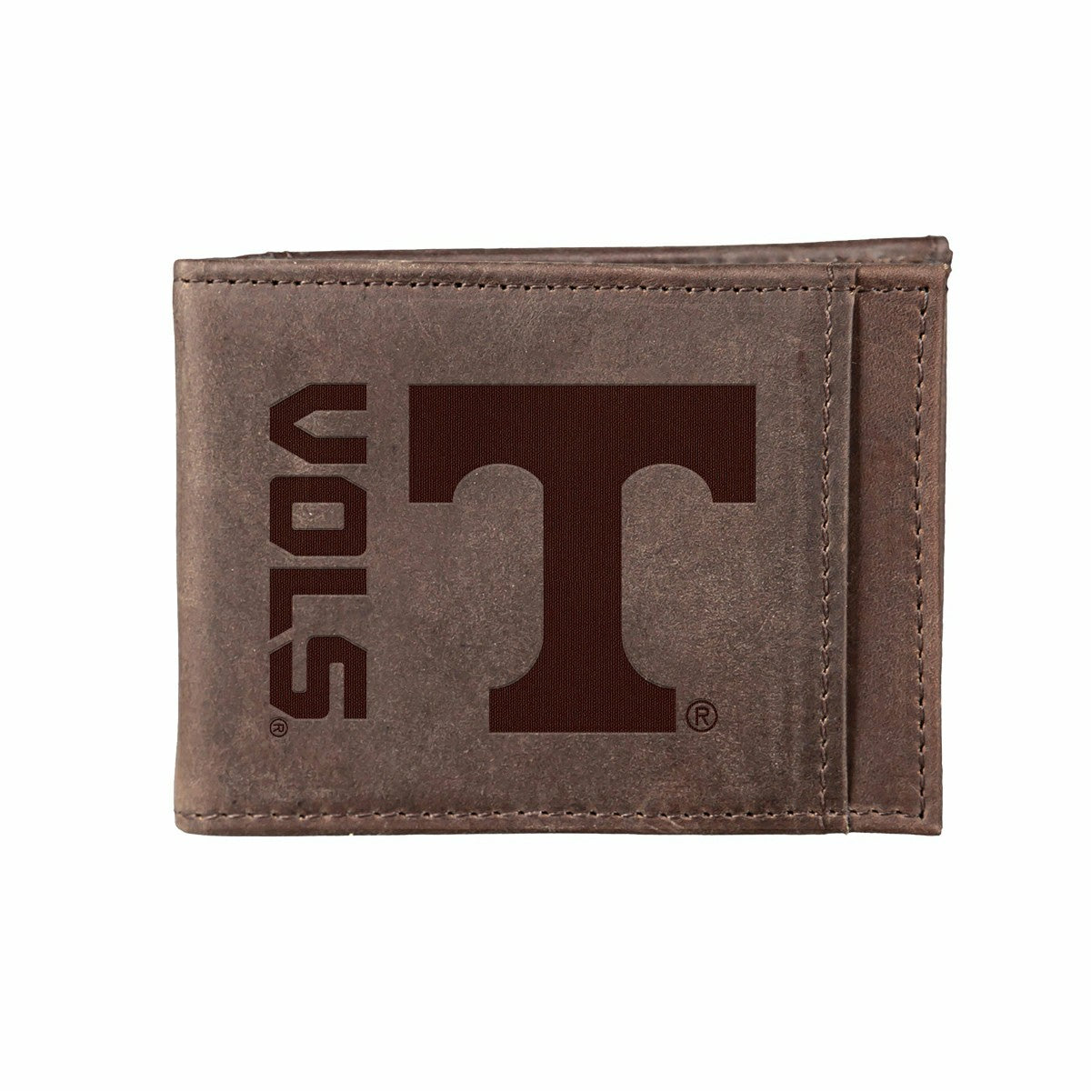 Front Pocket Wallet w/ RFID Blocking, University of Tennessee, Brown, Collegiate, Home