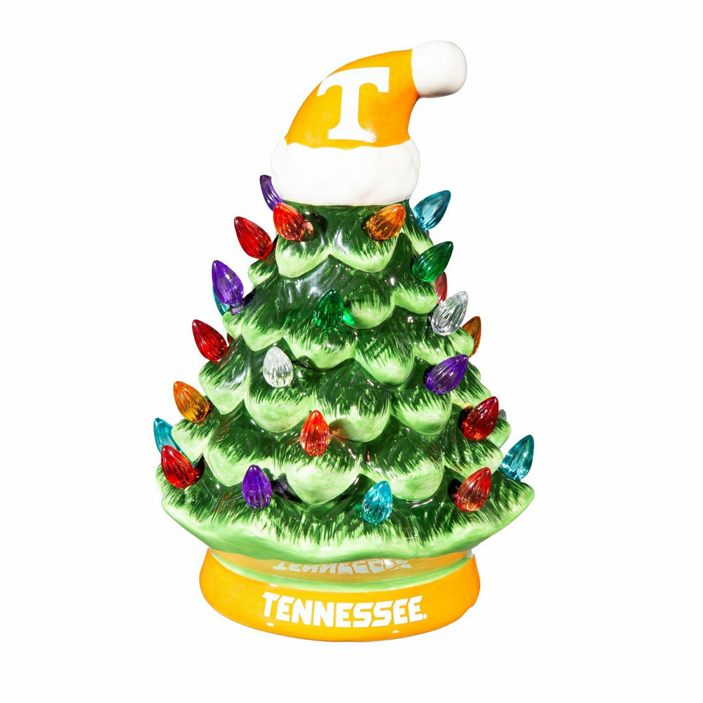 8" LED Ceramic Christmas Tree, University of Tennessee, Collegiate, Home